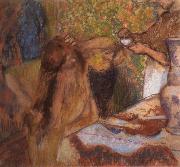 Edgar Degas, Woman at her toilette